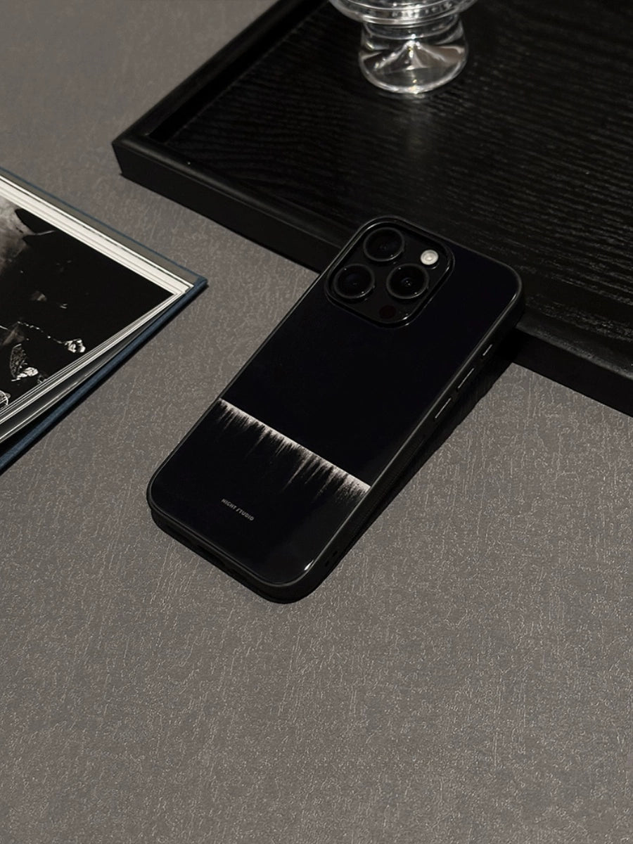 Night Studio Floating Light Art Black Phone Case