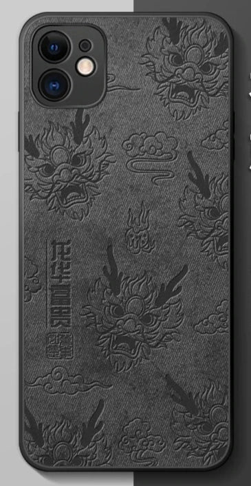 Chinese Dragon Pattern Protective Mobile Phone Case