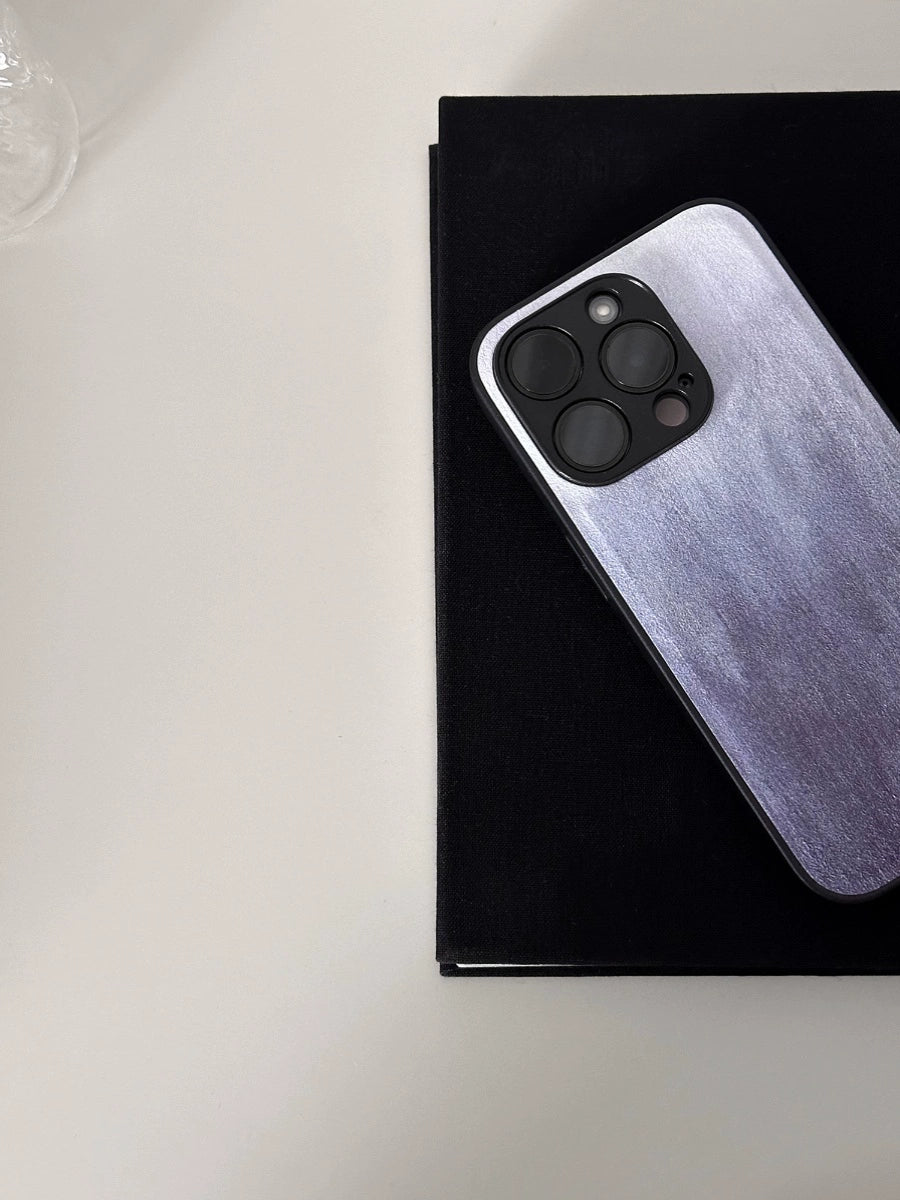 Night Studio Fashion Purple and White Phone Case
