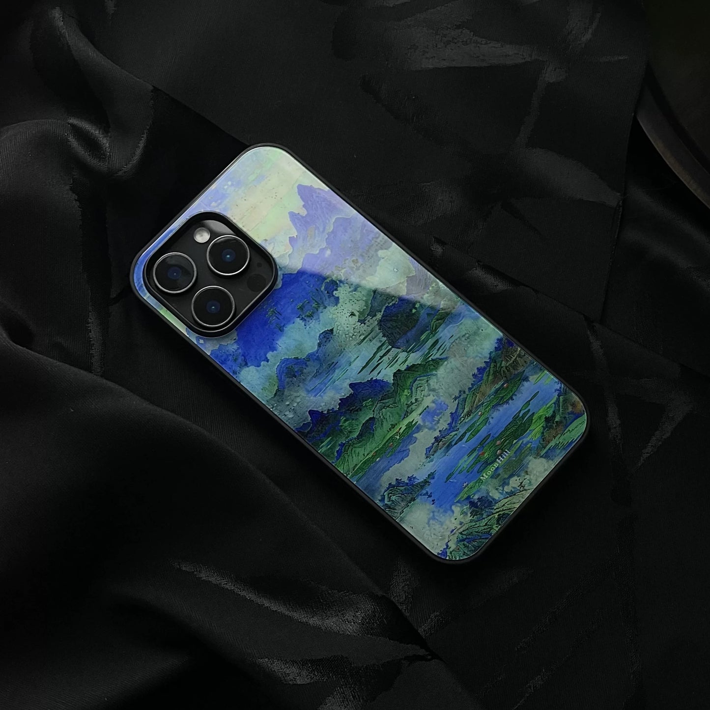 Qingshan Anti-Slip Full-Coverage Glass Original Premium Phone Case