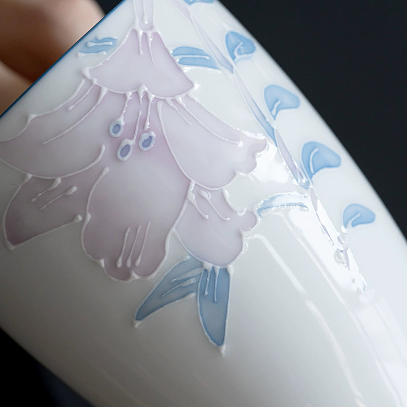 Hand-Painted-Lily Ceramic Fairness Cup