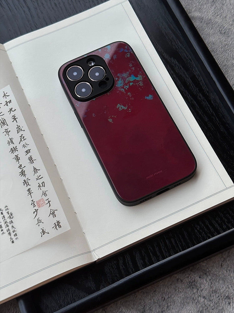 Night Studio Blue Graffiti Art Retro Red Phone Case