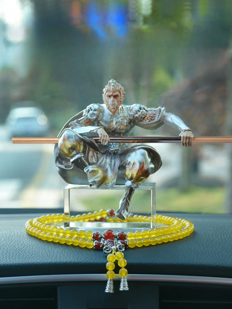 3D Embossed Sun Wukong Dashboard Figurine