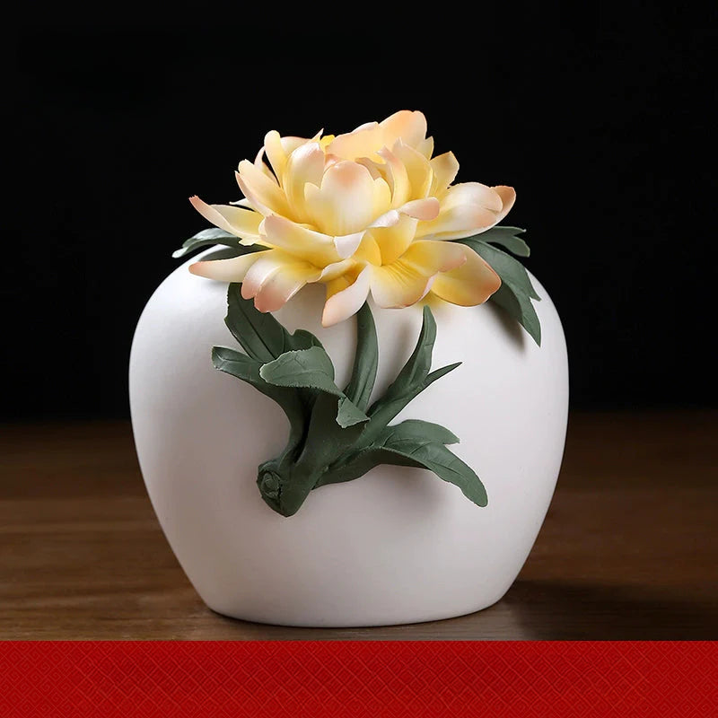 Ceramic Handmade Flower Art Vase