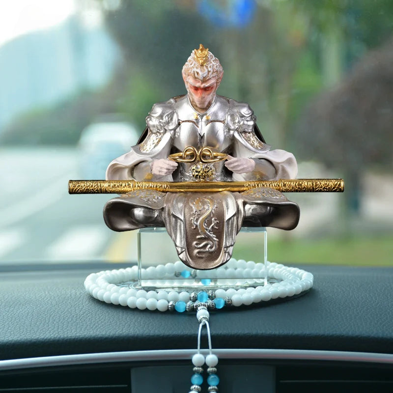 3D Embossed Sun Wukong Dashboard Figurine