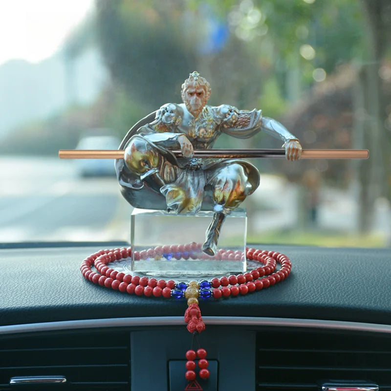 3D Embossed Sun Wukong Dashboard Figurine