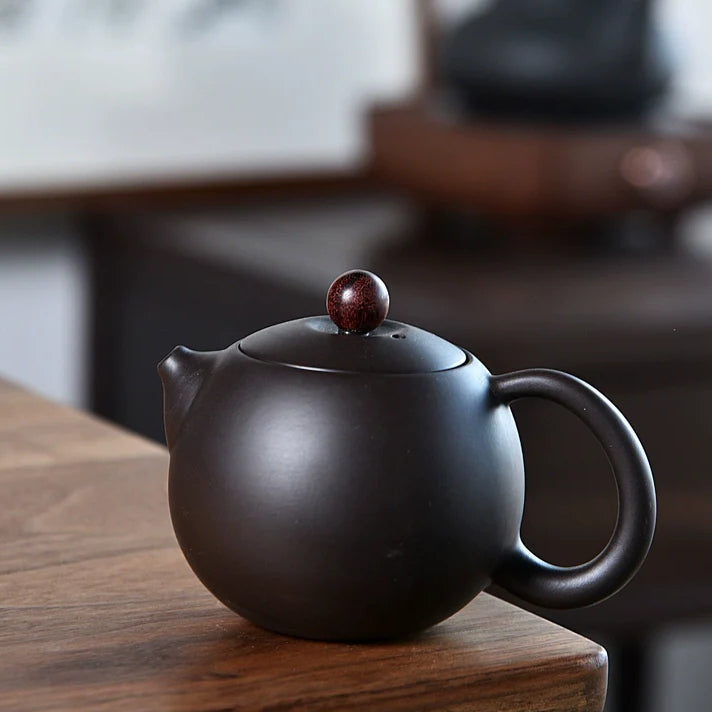 Ru Kiln Teapot Home Retro Ceramic Teapot