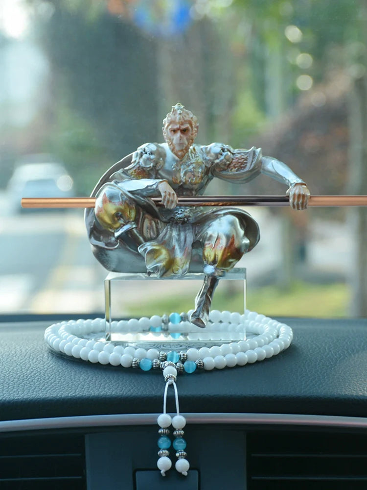 3D Embossed Sun Wukong Dashboard Figurine