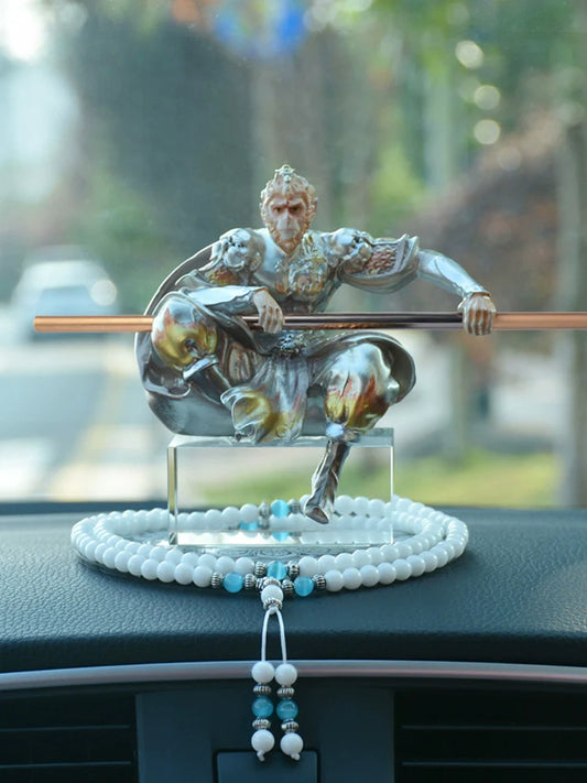 3D Embossed Sun Wukong Dashboard Figurine