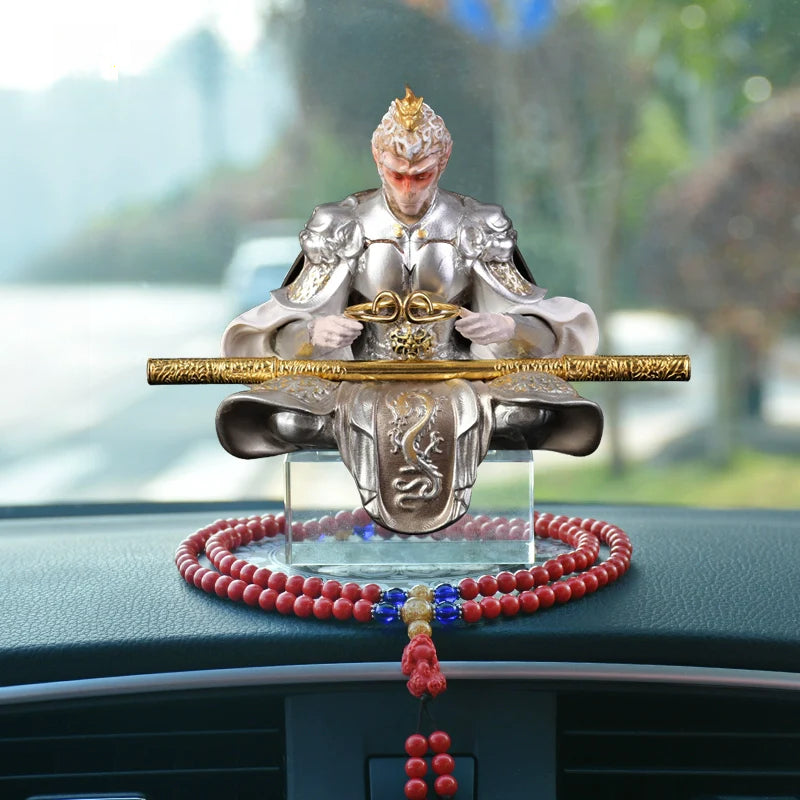 3D Embossed Sun Wukong Dashboard Figurine