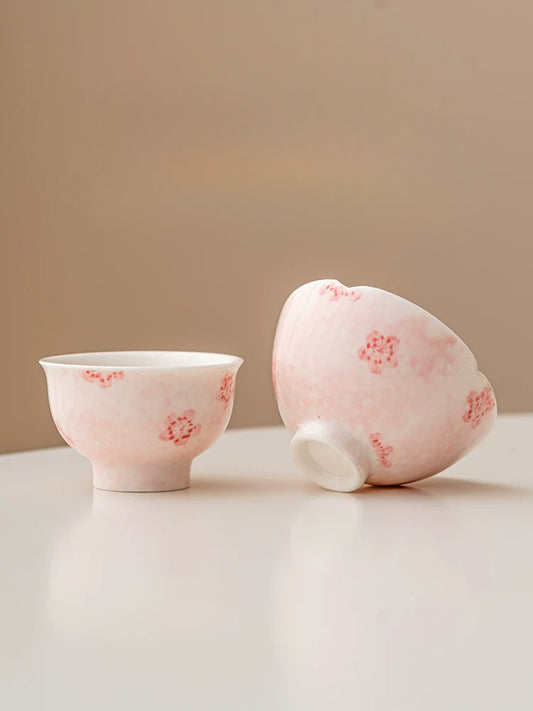 Hand-Painted-Cherry-Blossom Teacup