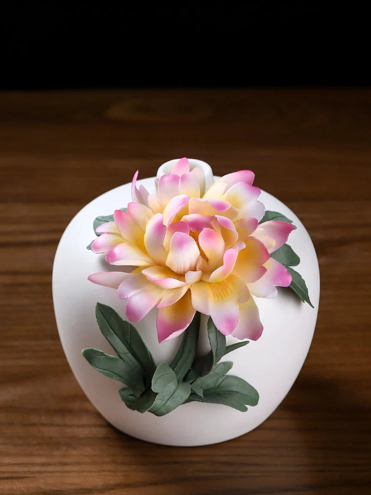 Ceramic Handmade Flower Art Vase