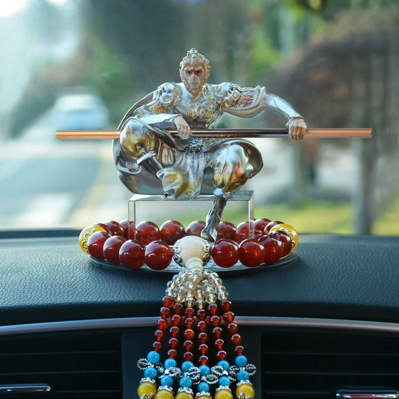 3D Embossed Sun Wukong Dashboard Figurine