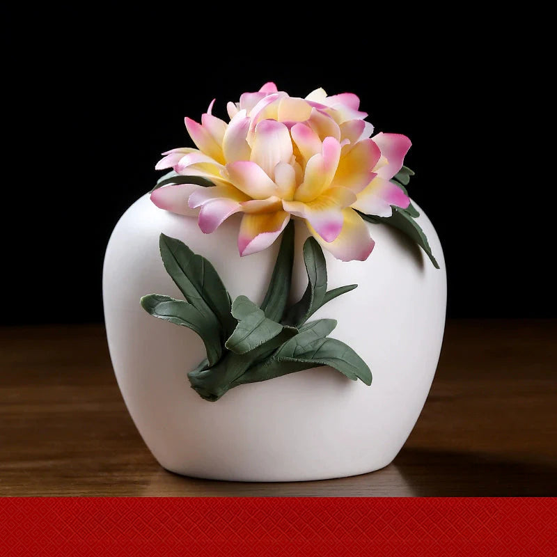 Ceramic Handmade Flower Art Vase