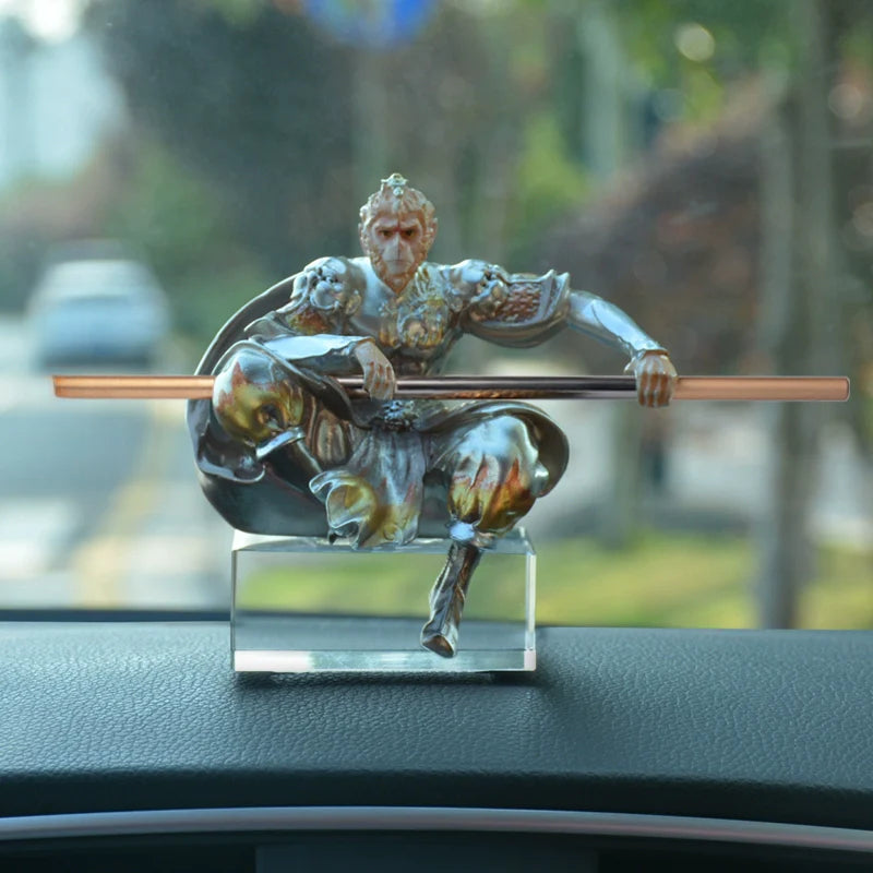3D Embossed Sun Wukong Dashboard Figurine