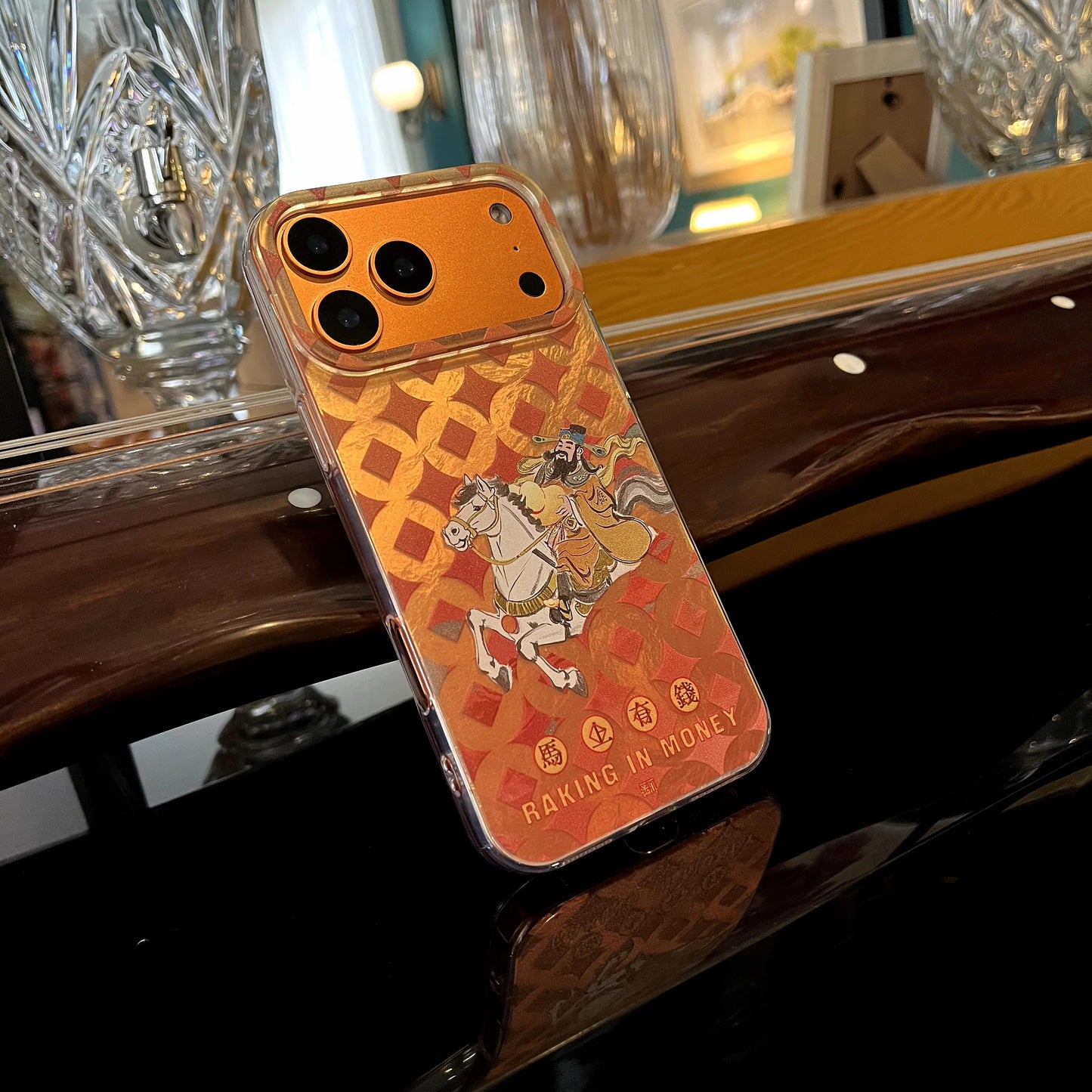 Instant Wealth! Premium Laser-Engraved Drop-Proof 15pm Couple Phone Case