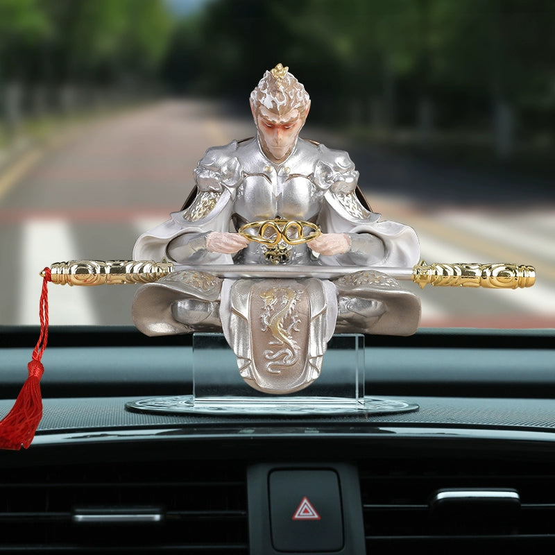 3D Embossed Sun Wukong Dashboard Figurine
