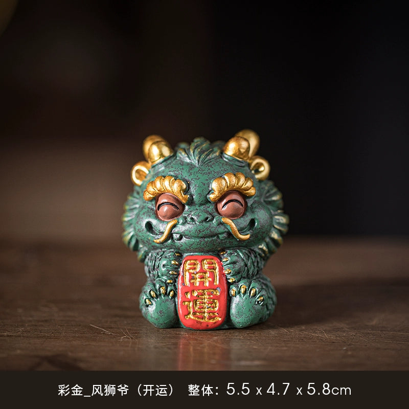 New Chinese Small Auspicious Dragon Decoration