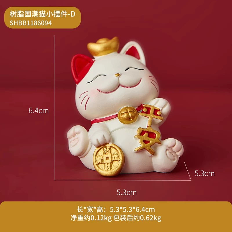 Mini Chinese Cat Ornament