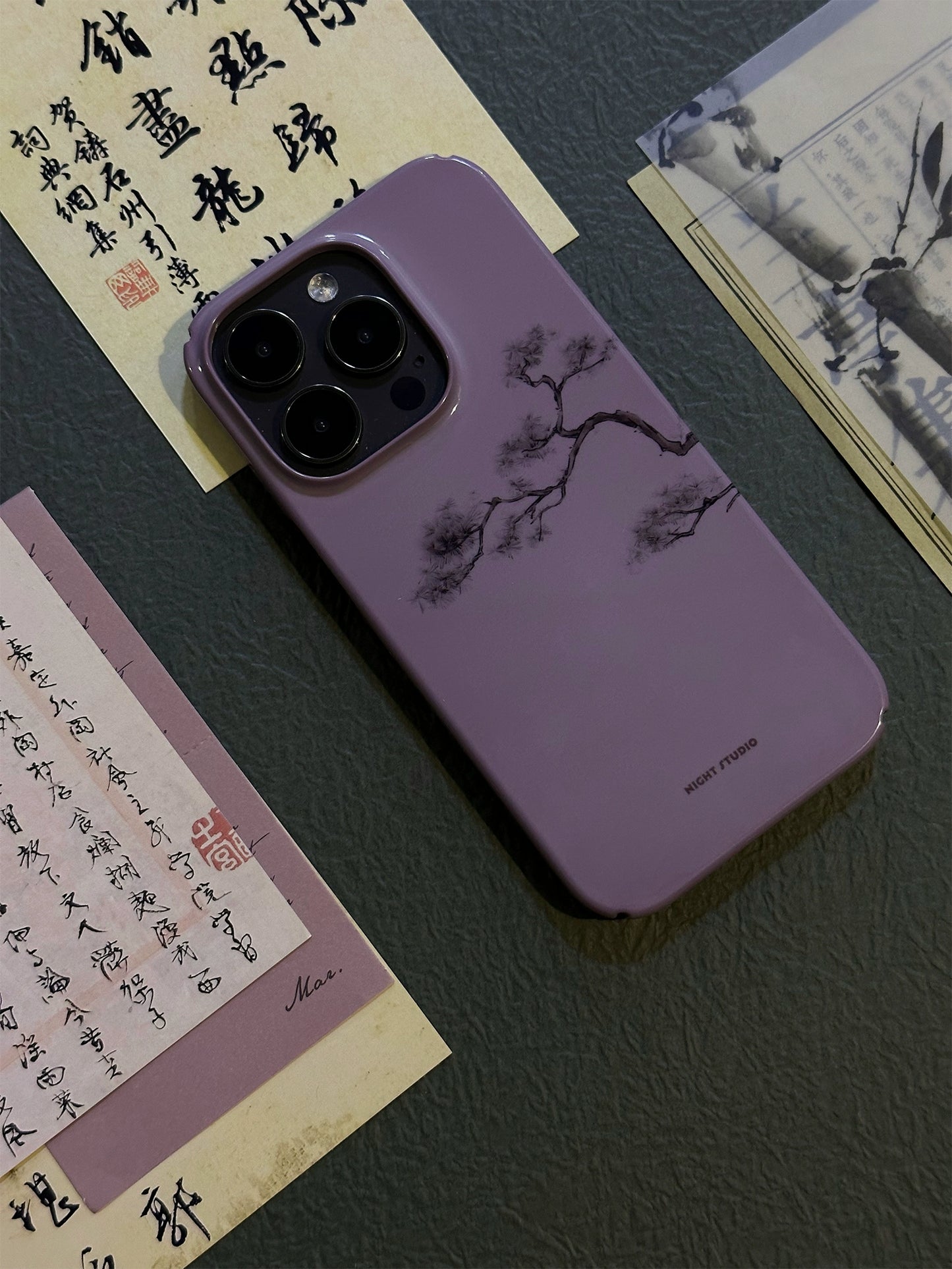 Night Studio Natural Pine Waterproof Phone Case