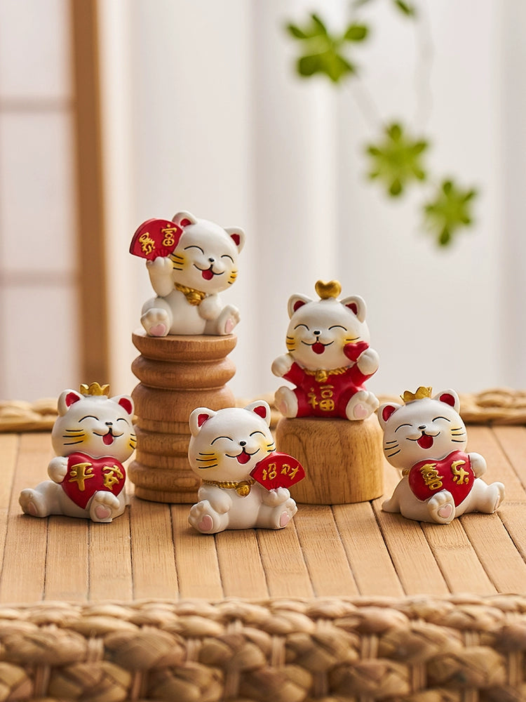 Mini Chinese Cat Ornament