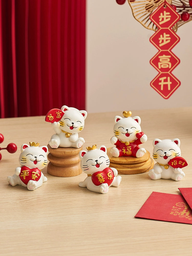 Mini Chinese Cat Ornament