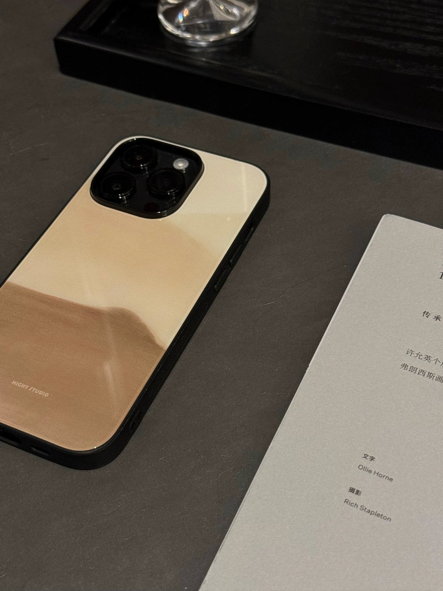 Night Studio Desert Leather Phone Case