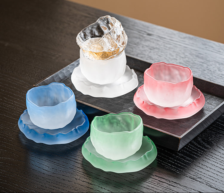 Artistic Crystal Glass Teacup