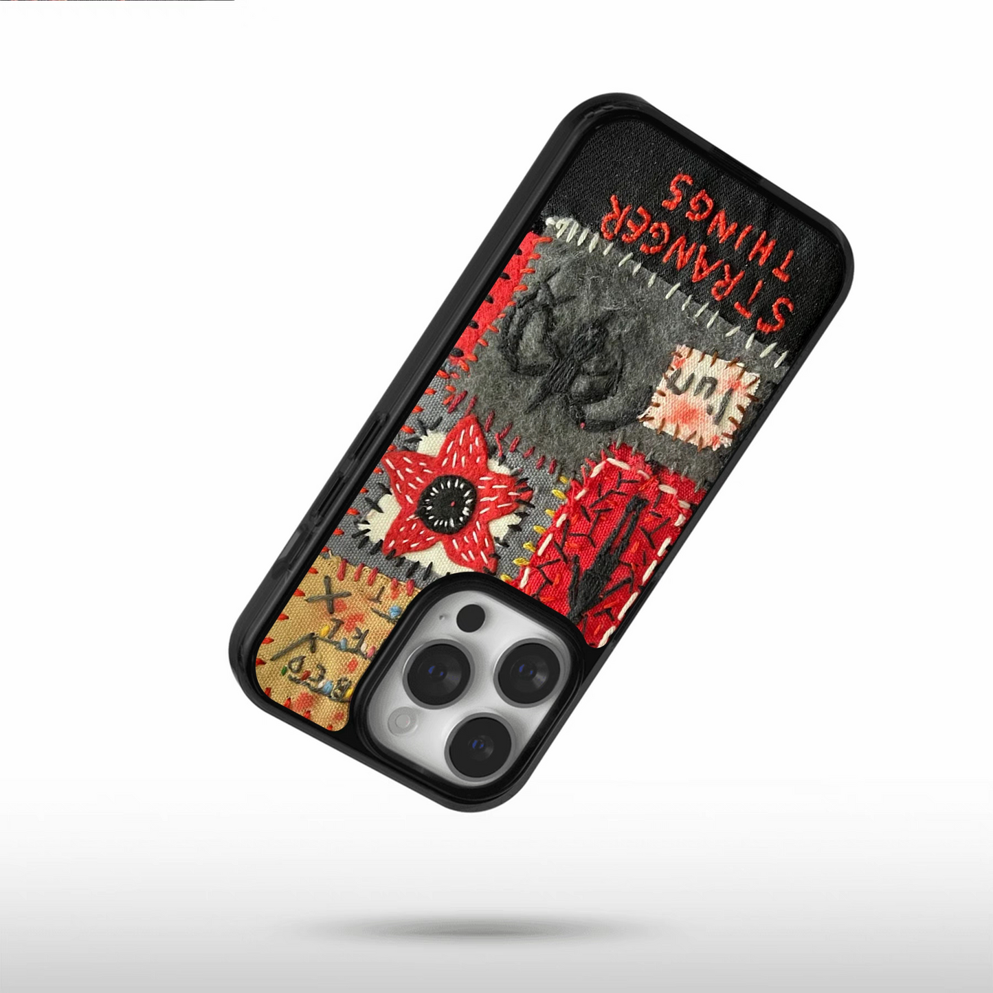 Graffiti strange things american acrylic black edge drop-proof phone case