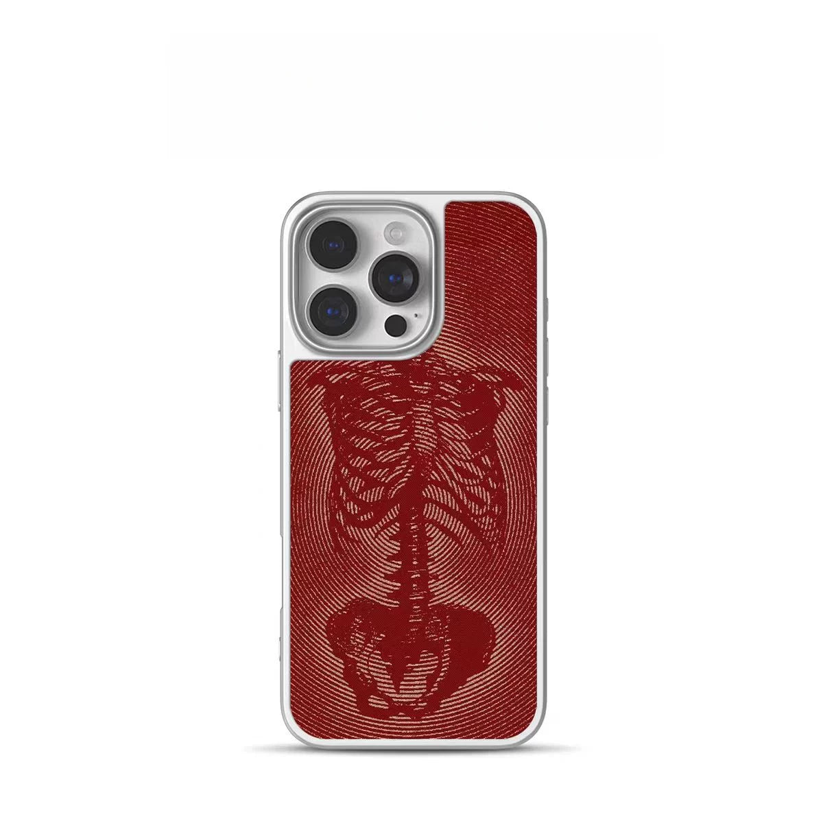 Instagram-worthy retro skull-themed black-bordered magnetic shockproof phone case.