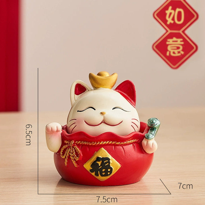 Mini Chinese Cat Ornament