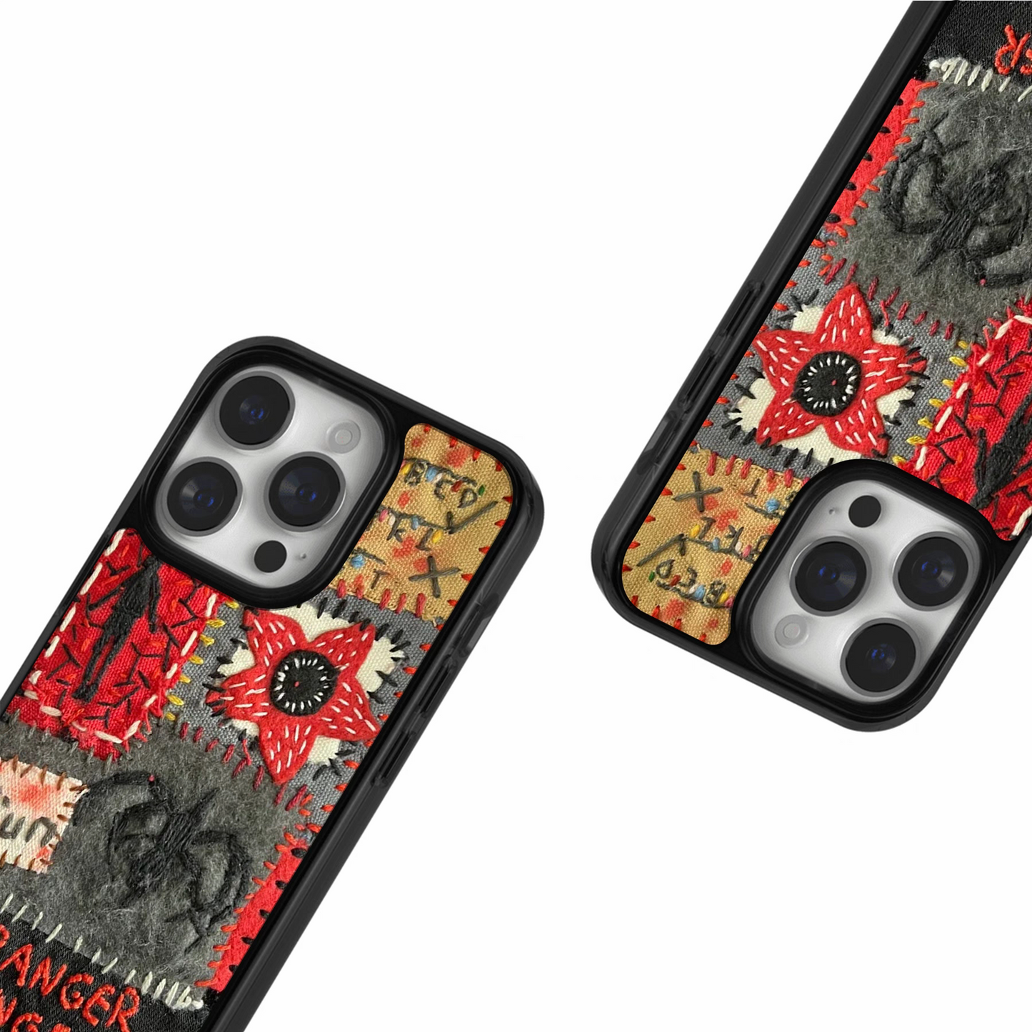 Graffiti strange things american acrylic black edge drop-proof phone case