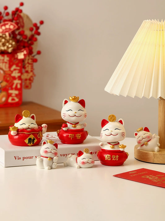 Fortune Cat Car Gadget Office Desktop Decoration