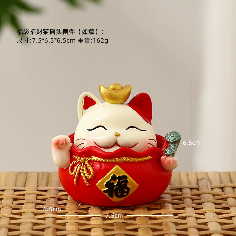 Fortune Cat Car Gadget Office Desktop Decoration