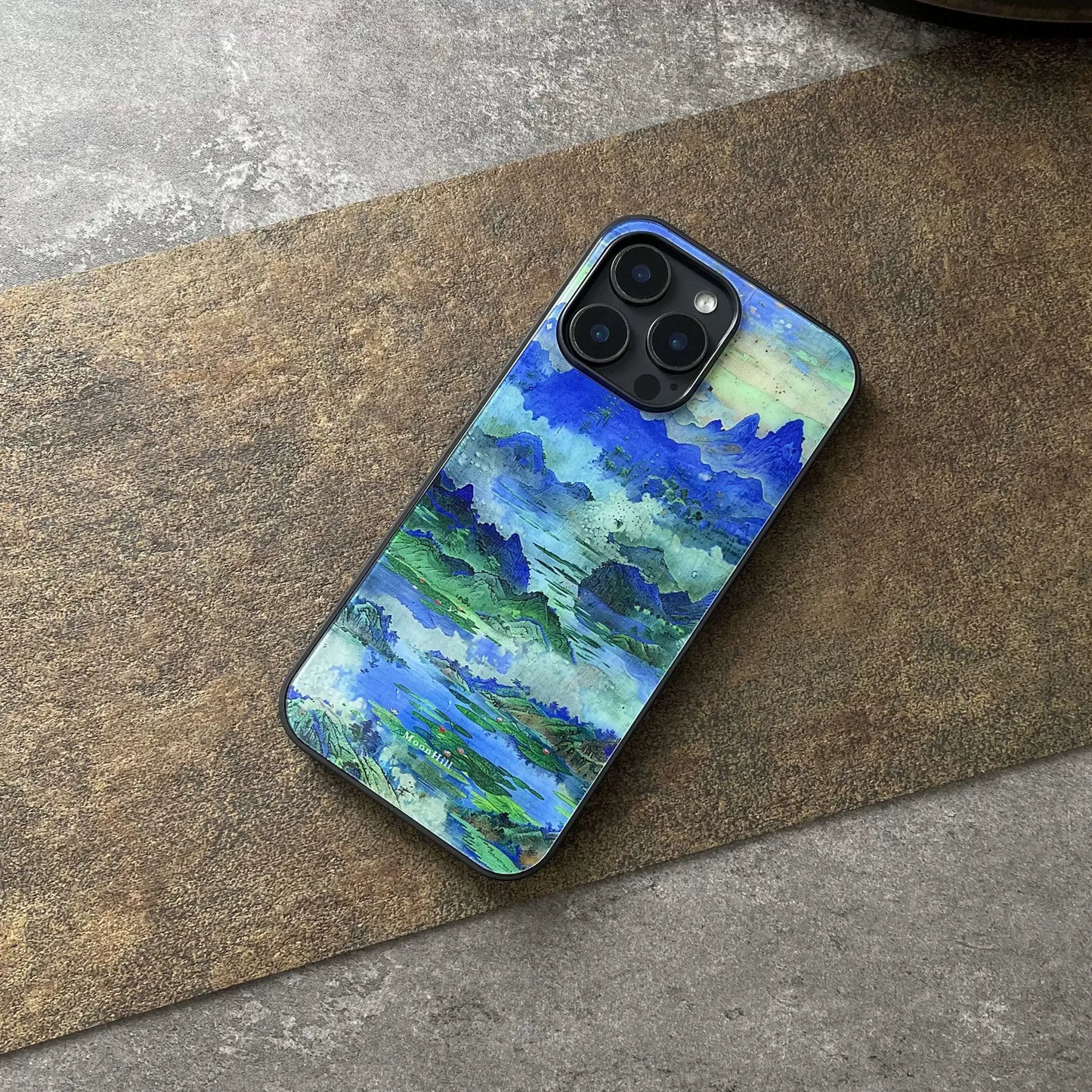 Qingshan Anti-Slip Full-Coverage Glass Original Premium Phone Case