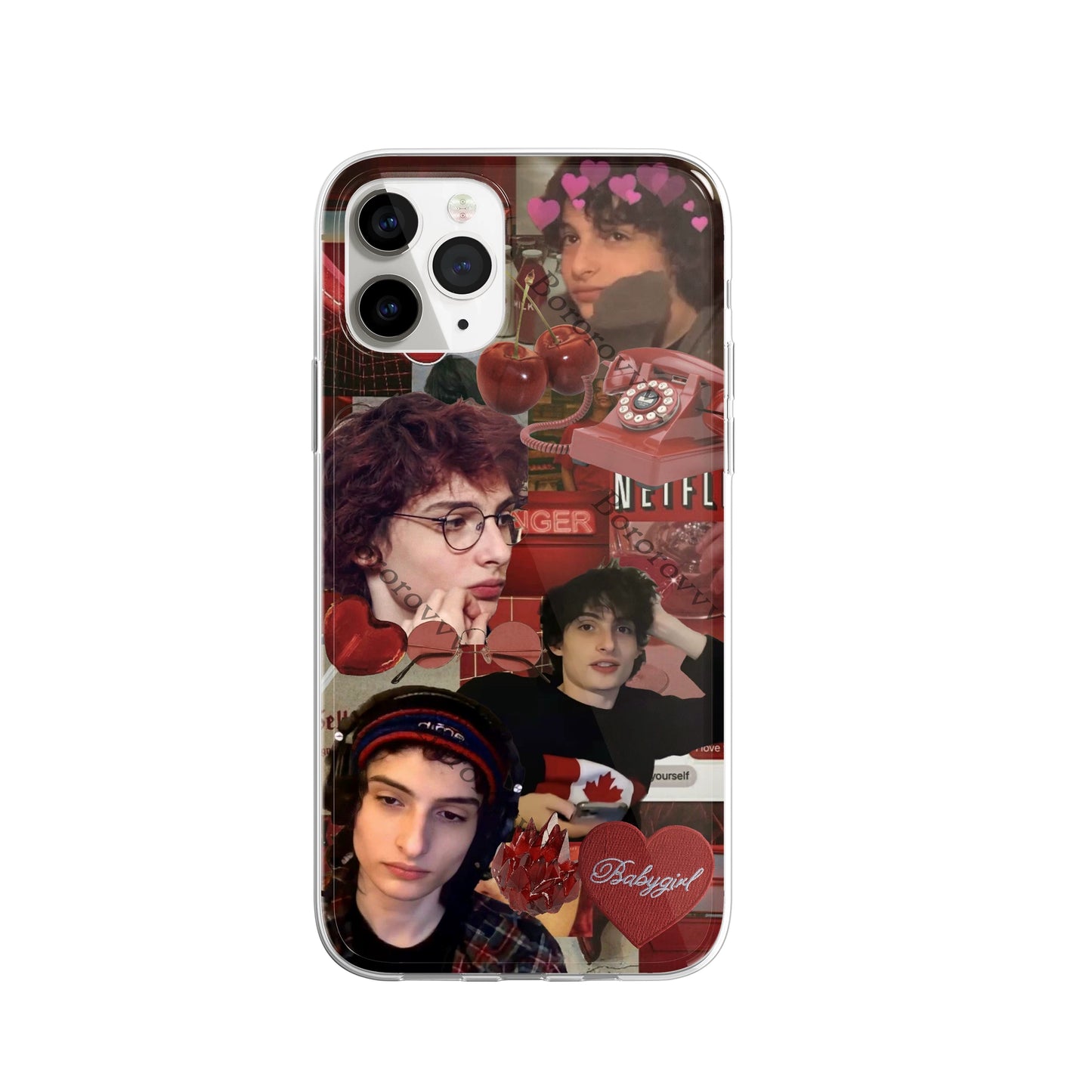 FinnWolfhard strange things mike phone case