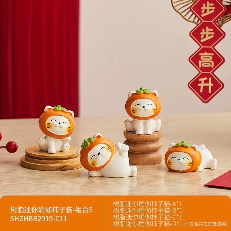 Mini Chinese Cat Ornament