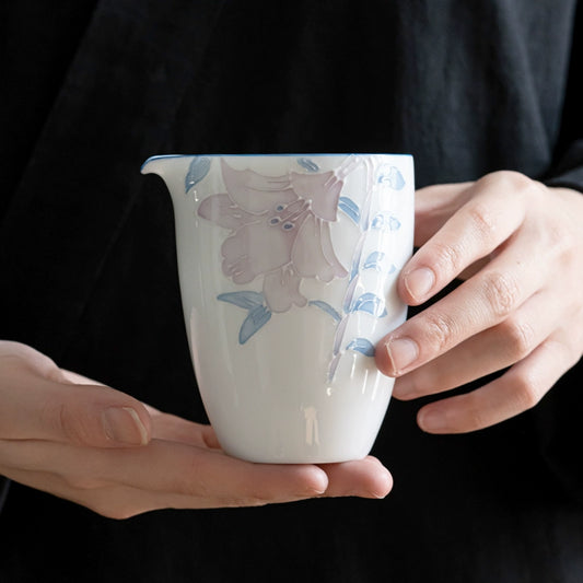 Hand-Painted-Lily Ceramic Fairness Cup