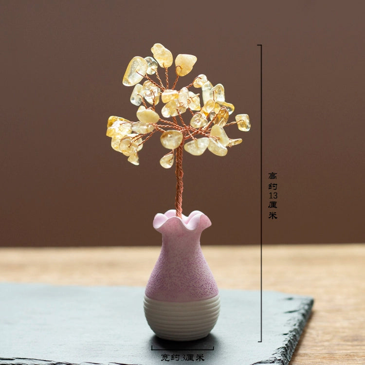 Mini Natural Amethyst Tree Wealth Tree Decoration