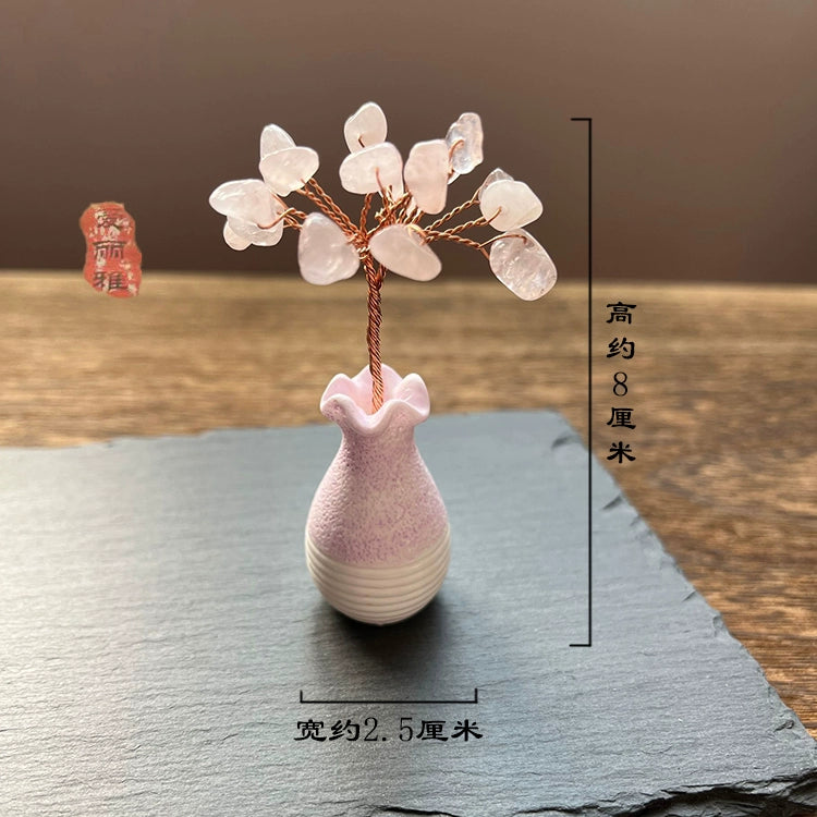 Mini Natural Amethyst Tree Wealth Tree Decoration