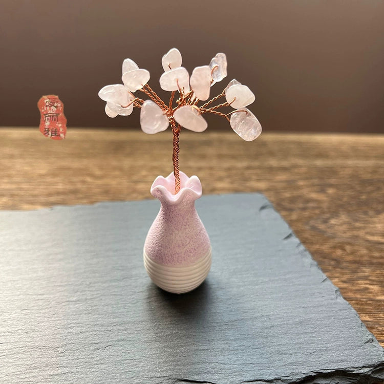Mini Natural Amethyst Tree Wealth Tree Decoration