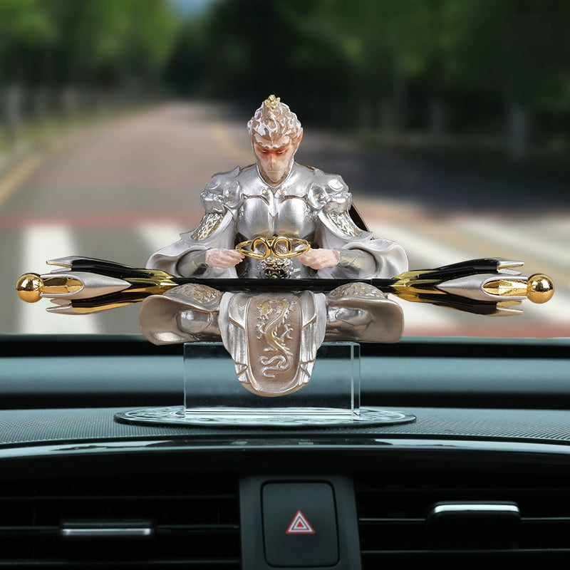 3D Embossed Sun Wukong Dashboard Figurine