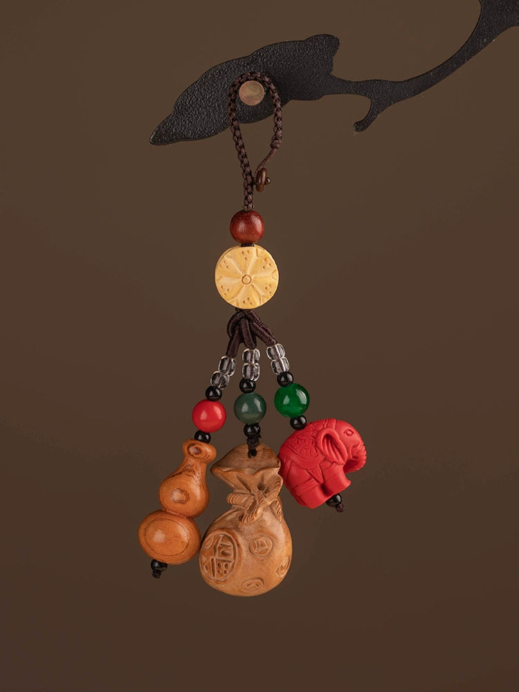 Chinese Lucky Bag Keychain Phone Chain
