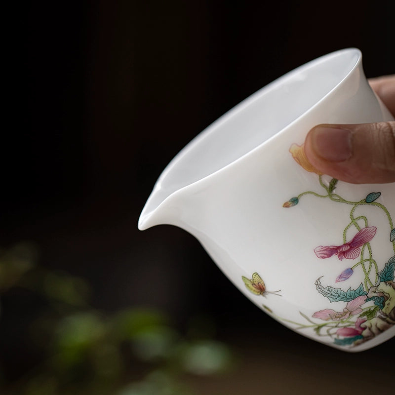 Hand-Painted-Poppy Ceramic Fairness Cup