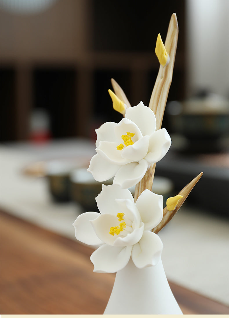 Chinese Style Ceramic Handmade Flower Vase