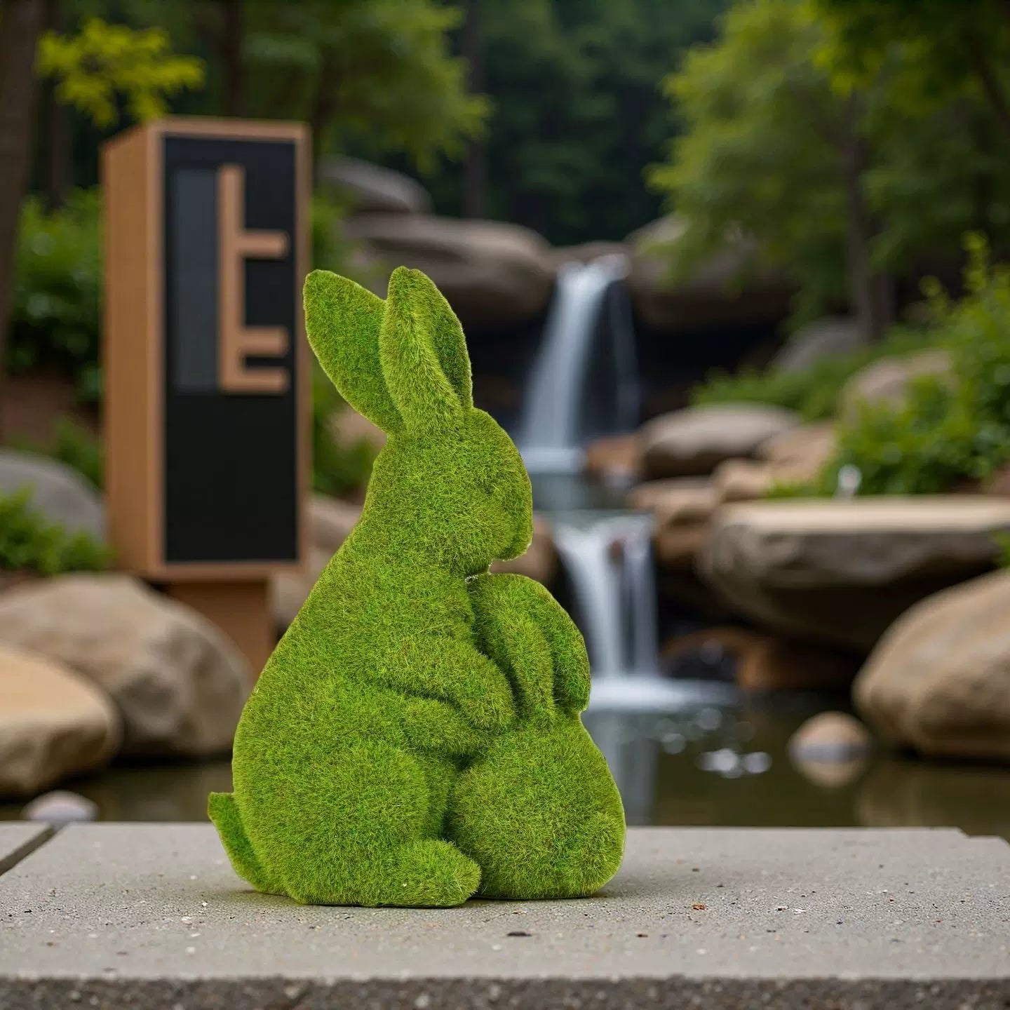Easter Bunny Statue Set to Decorate Gardens, Patios, and Houses