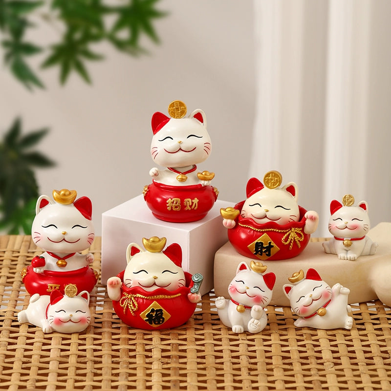 Fortune Cat Car Gadget Office Desktop Decoration