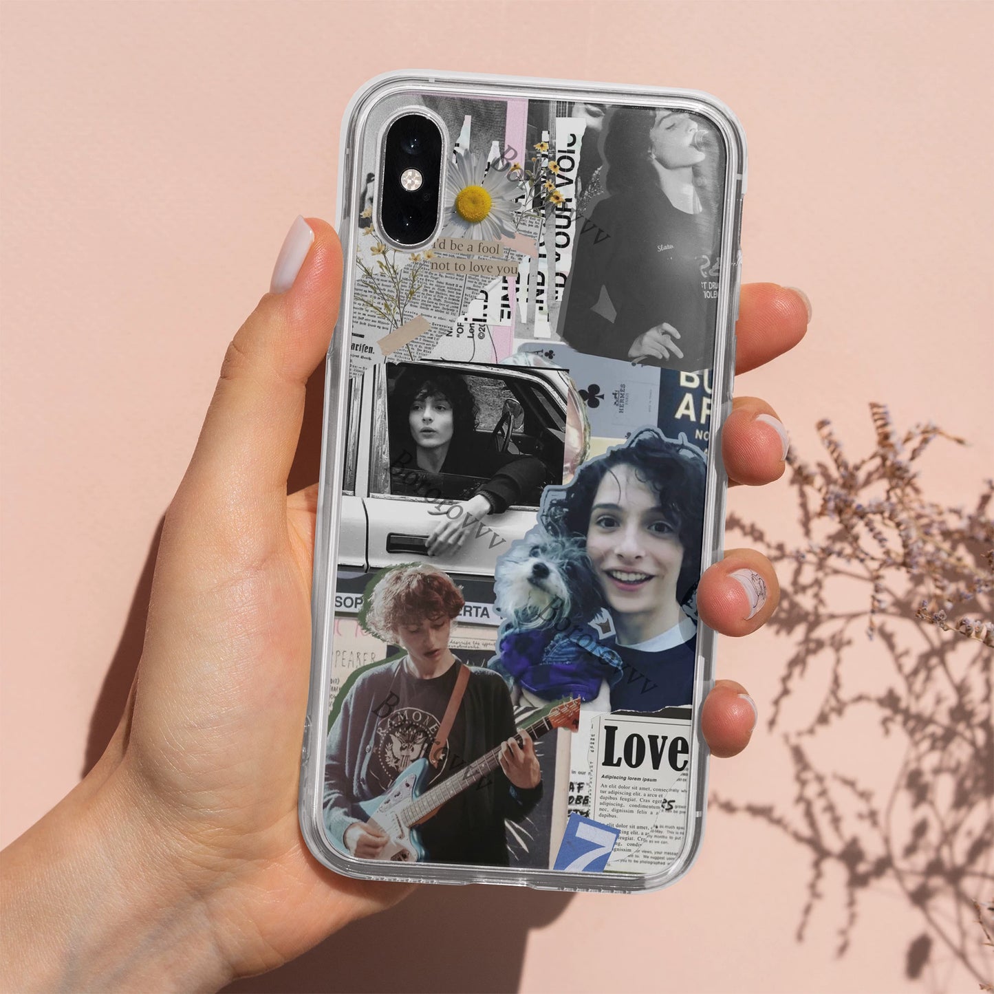 FinnWolfhard strange things mike phone case