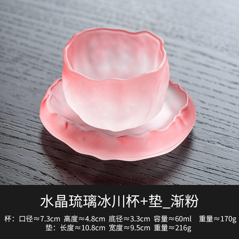 Artistic Crystal Glass Teacup