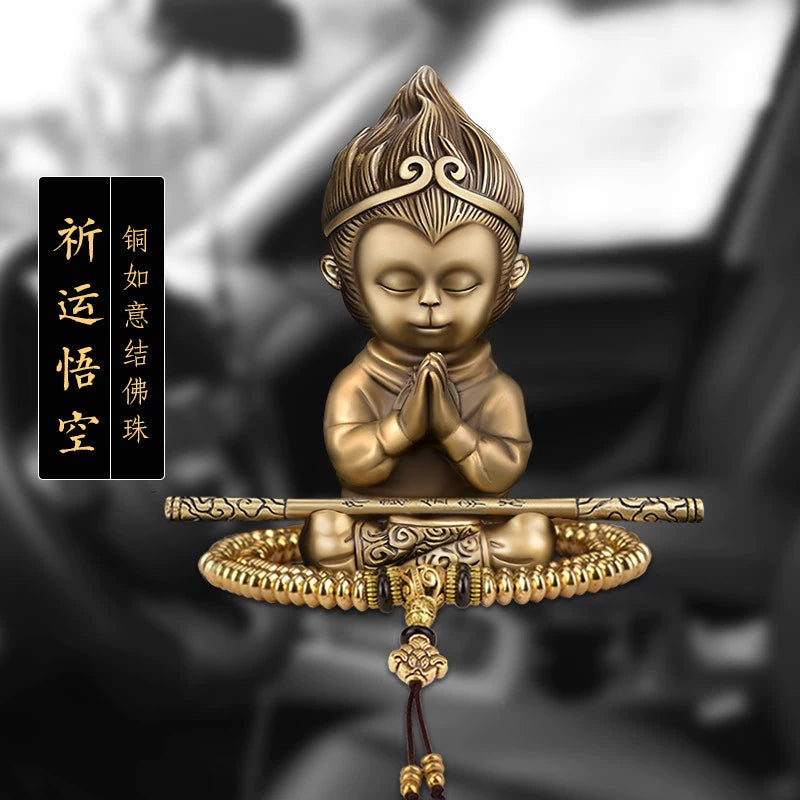 3D Embossed Sun Wukong Dashboard Figurine
